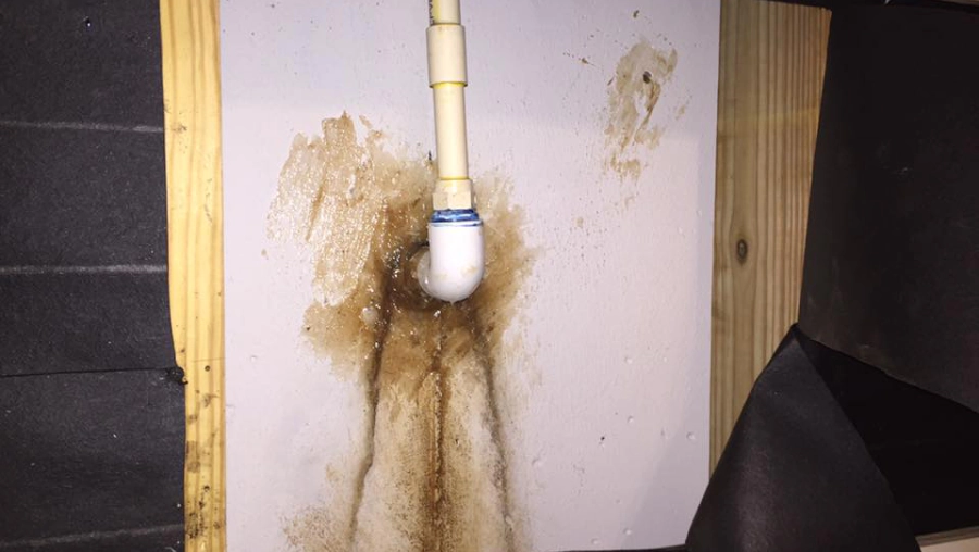 water leaking from a broken pipe water leaking from a broken pipe